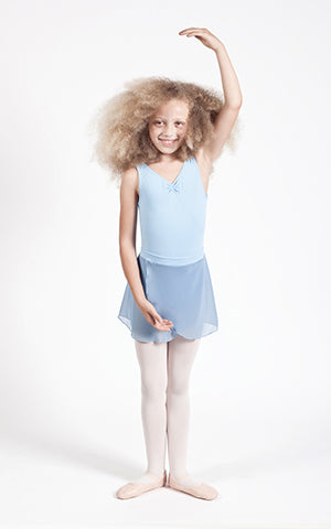 Tank, brede band, lage rug, voor en achter gerimpeld - Girls